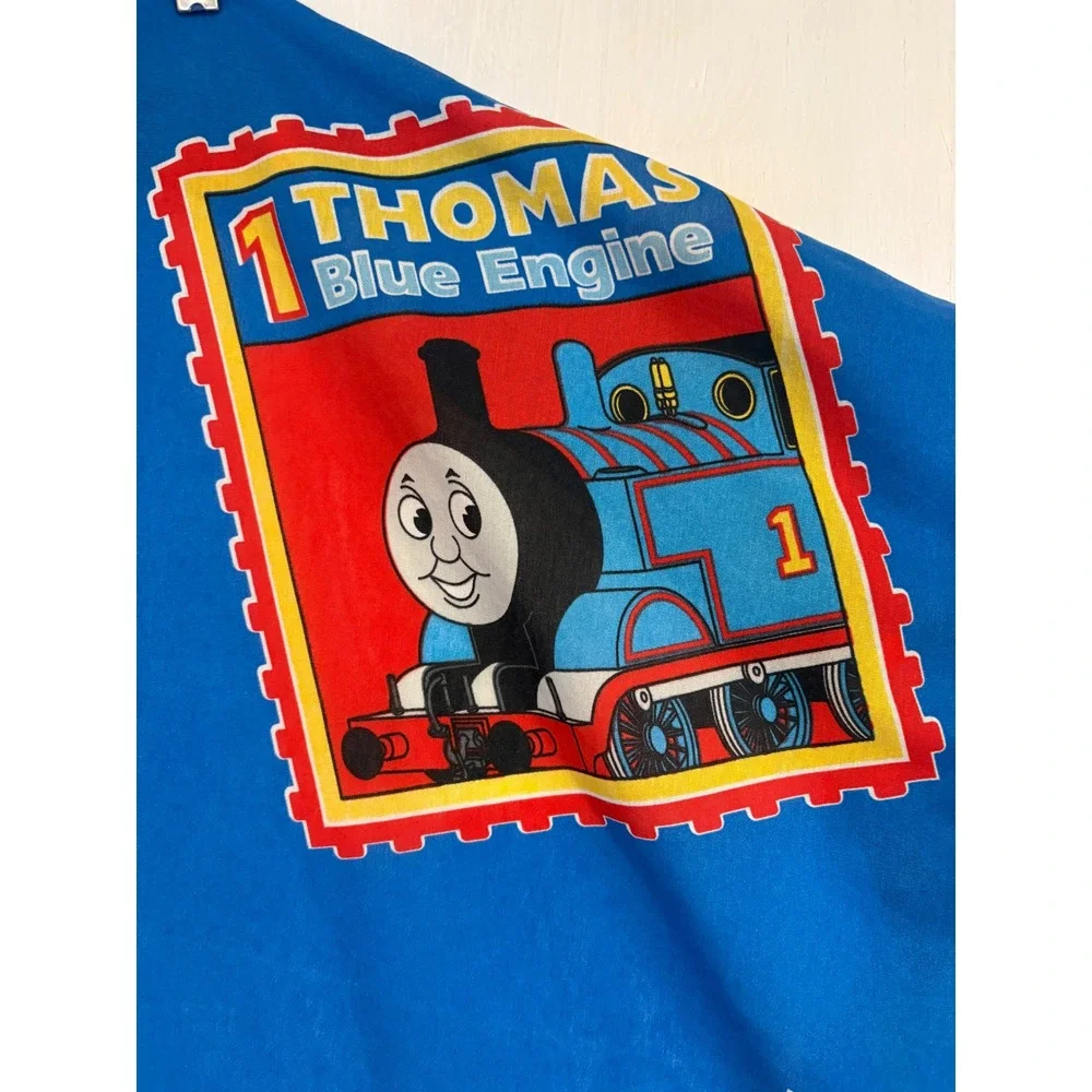 Vintage Thomas & Friends‎ Twin Bedspread and Pillowcase Set Dan River Blue 411